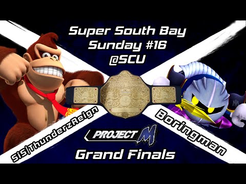 SSBS 16 - Grand Finals - Sis | ThundeRzReiGN (Donkey Kong) v Boringman (Meta Knight)
