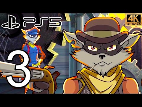 SLY COOPER 4 THIEVES IN TIME PS5 Gameplay Walkthrough Part 3 FULL GAME 4K 60FPS - No Commentary