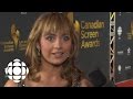 Amber Marshall on the Canadian Screen Awards Red Carpet | CBC Connects