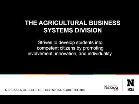Agribusiness at NCTA