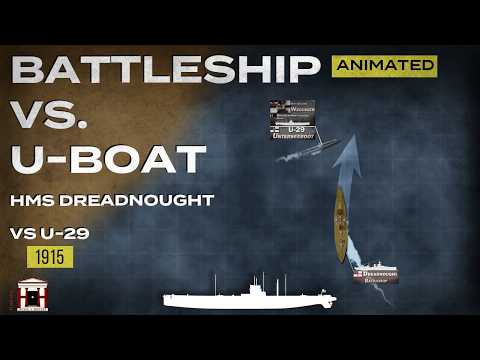 When HMS Dreadnought Rammed a Submarine: U-29’s Final Voyage - Animated