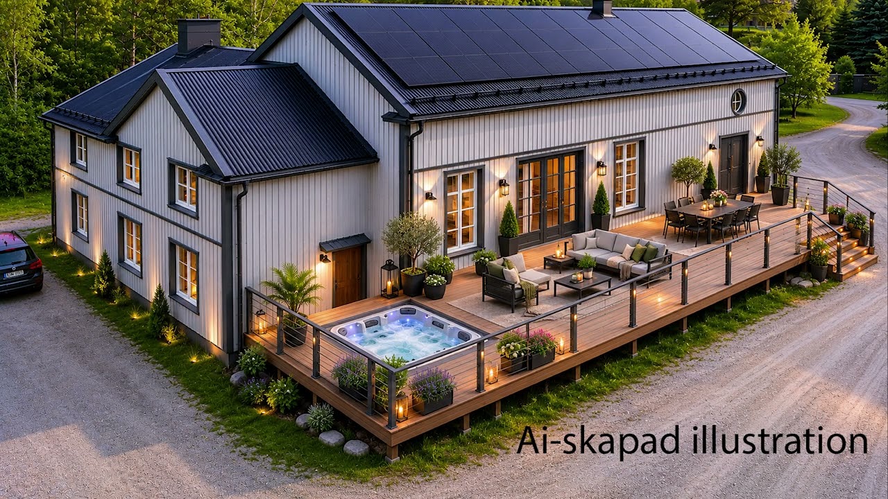 3 rum Villa på Bönhusbacken 7 Domsjö Örnsköldsviks kommun - video