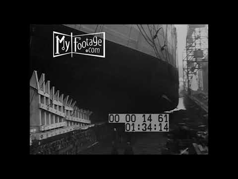 1939 HMS King George V is Launched