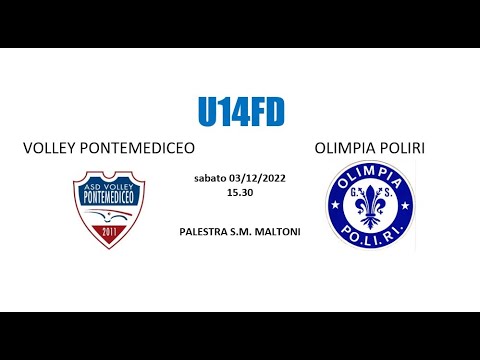 U14FA - VOLLEY PONTEMEDICEO vs. OLIMPIA POLIRI