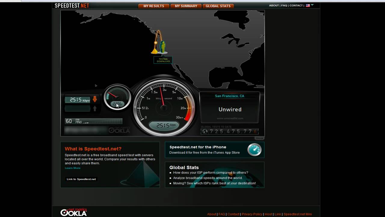 Test Your Download and Upload Speeds With SpeedTest.net