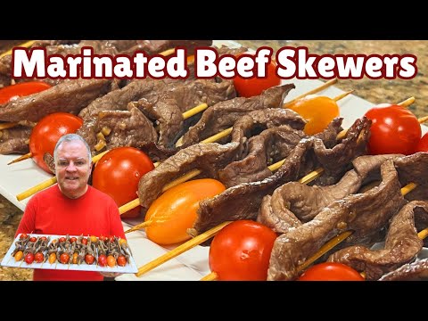 Marinated Beef Skewers - A Delicious Party Appetizer! Or Make Them a Meal! 