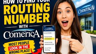 How to find your routing number with Comerica