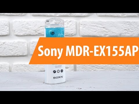 Наушники Sony MDR-EX155AP белый - Видео