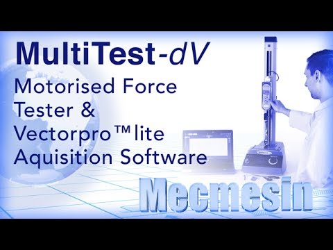 MultiTest-dV/VectorPro™ Lite Software – Mecmesin Force Measurement”