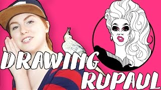 Drawing RuPaul's Drag Race // Rad Art with Beth Be Rad | Snarled