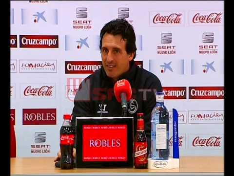 Rueda de prensa de Emery previa al partido. Sevilla FC