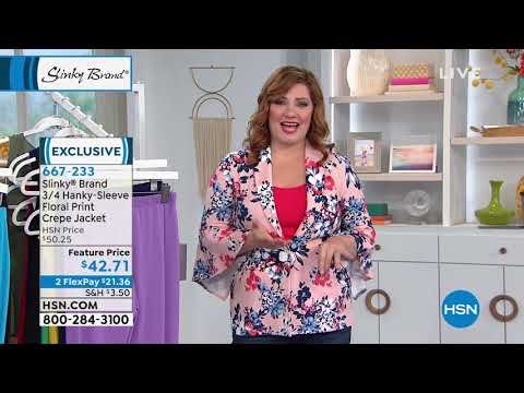 HSN | Slinky Brand Fashions 05.16.2019 - 02 AM