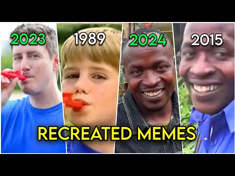 All recreated memes in one video