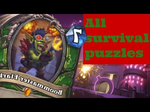 Hearthstone - All survival puzzles