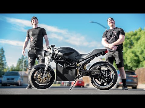 We built a FAST Street-Legal ELECTRIC STEALTHBIKE (Parts List Included) *FULL BUILD*