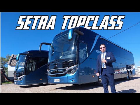Driving and review of the new SETRA TopClass and ComfortClass