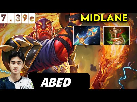 Abed Ember Spirit Midlane - Dota 2 Patch 7.39e Pro player Full Gameplay