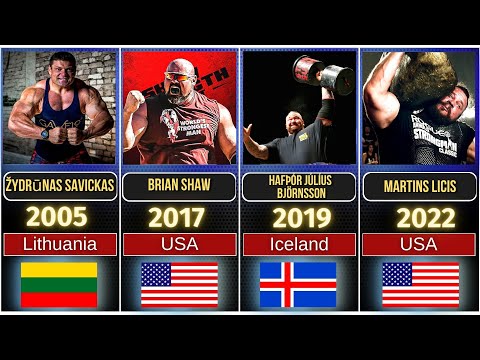 Arnold Strongman Classic All Years Winners  2002   2023