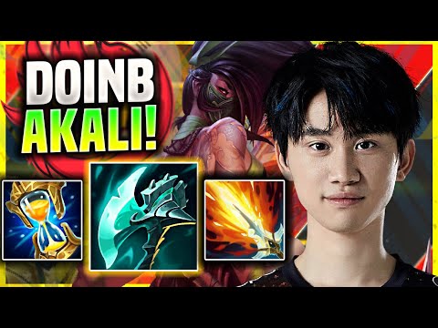 DOINB DESTROYING WITH AKALI! - FPX DoinB Plays Akali Mid vs Tristana! | Season 11