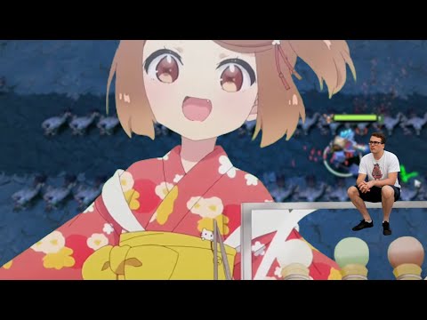 Bulldog Gets Distracted By The AISU CREAMU song