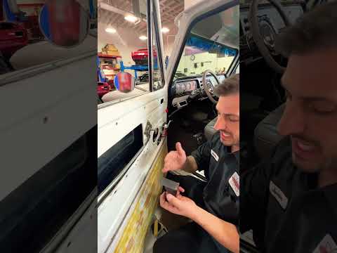 Trick Power Window Install on 1966 Chevy C10!