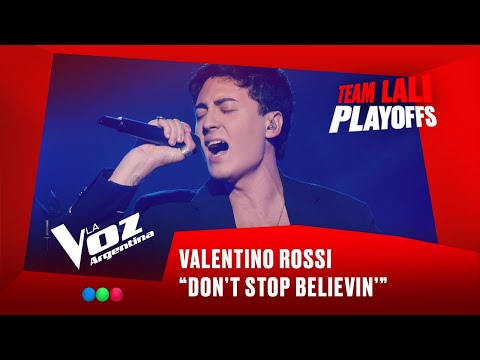 Valentino Rossi - “Don’t stop believin’” - Team Lali - Playoffs - La Voz Argentina 2025