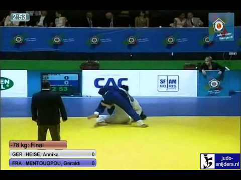 Annika Heise (GER) - Geraldine Metouopou (FRA) [-78kg] final a