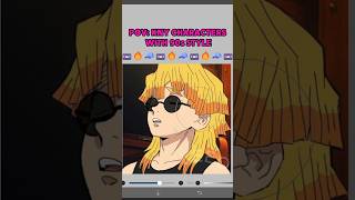 Redesigning KNY characters in a 90s style. #kny #demonslayer #trending