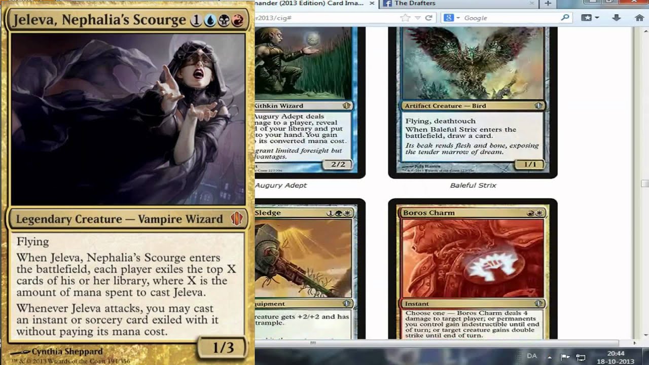 Magic The Gathering Commander 2013 Full Spoiler List!