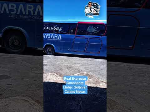 Real Expresso - Guanabara saindo da Rodoviária de Piracanjuba (GO) #busologia #onibus #bus #viagem