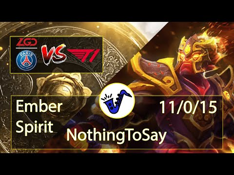 Ember Spirit Dota 2 - NothingToSay - 11/0/15 - Mid Lane/ Pos 2 - PSG.LGD VS T1 - TI10 Upper Bracket