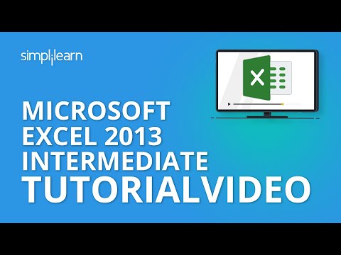 Microsoft Excel 2013 Intermediate Tutorial Video | MOS Certification Training