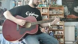 Video thumbnail for Epiphone EJ-200 Artist Wine Red Demo by GuitarMan