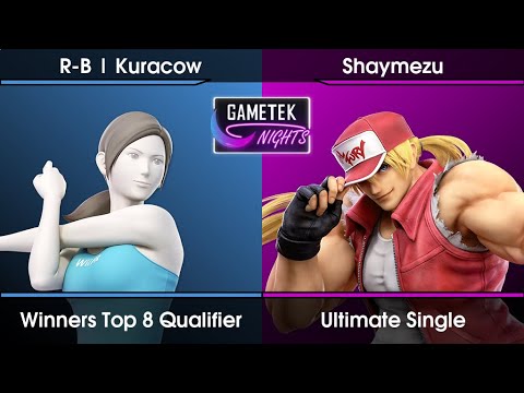 Gametek Night 2023.12 - Kuracow (Wii Fit Trainer) Vs. Shaymezu (Terry) SSBU Ultimate Tournament
