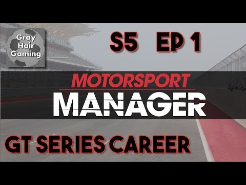 🏁 Contracts, New Car, New Patch, Pit Crew?! - S5 EP1 - Motorsport Manager GT Challenger Let's Play