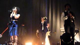 David Byrne &amp; St. Vincent - The Forest Awakes @ Williamsburg Park 9/29/12