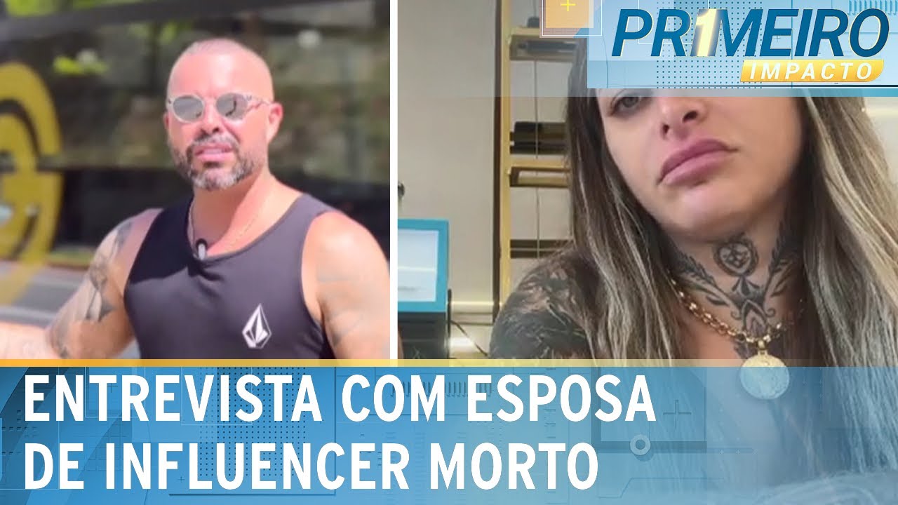 Esposa de influencer morto após anestesia em tatuagem fala sobre o caso |Primeiro Impacto (22/01/25)