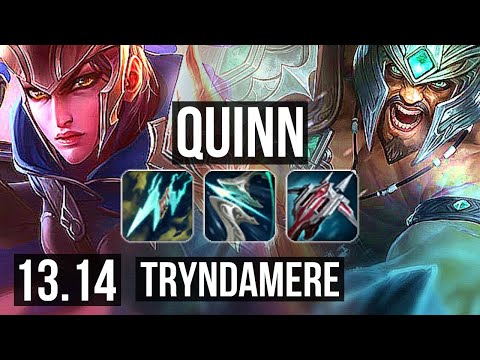 QUINN vs TRYNDA (TOP) | 10/0/12, Rank 8, Legendary | KR Challenger | 13.14