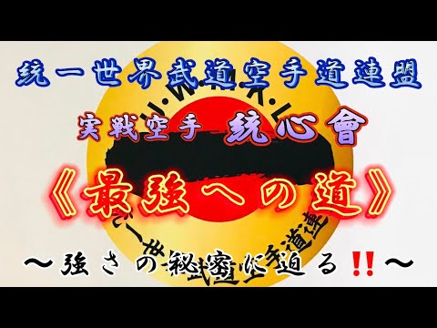 ◆連盟加盟団体 実戦空手 統心會さんの強さに迫るPV  『最強への道』作ってみた‼️