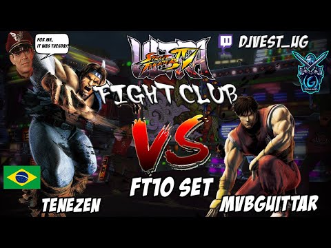 USF4 Fight Club Exhibition Series - Tenezen VS MVBGuittar FT10 Set (Brazil Set)