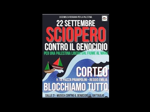 LA BRIGATA LAMBRUSCO Live @ Corteo per la PALESTINA✌️🇵🇸 (RE) 22.09.25 