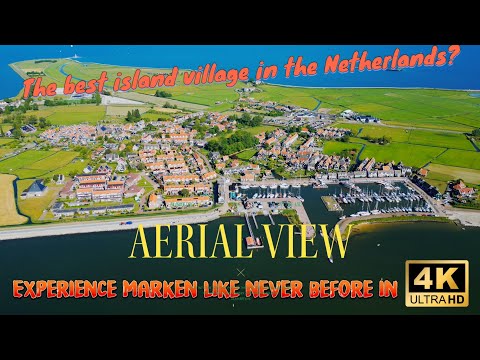 Flying Over Marken: The Most Picturesque Island Village in Holland 🇳🇱