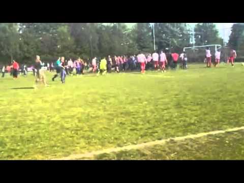 Klopjacht voetbalwedstrijd Barça-Advendo