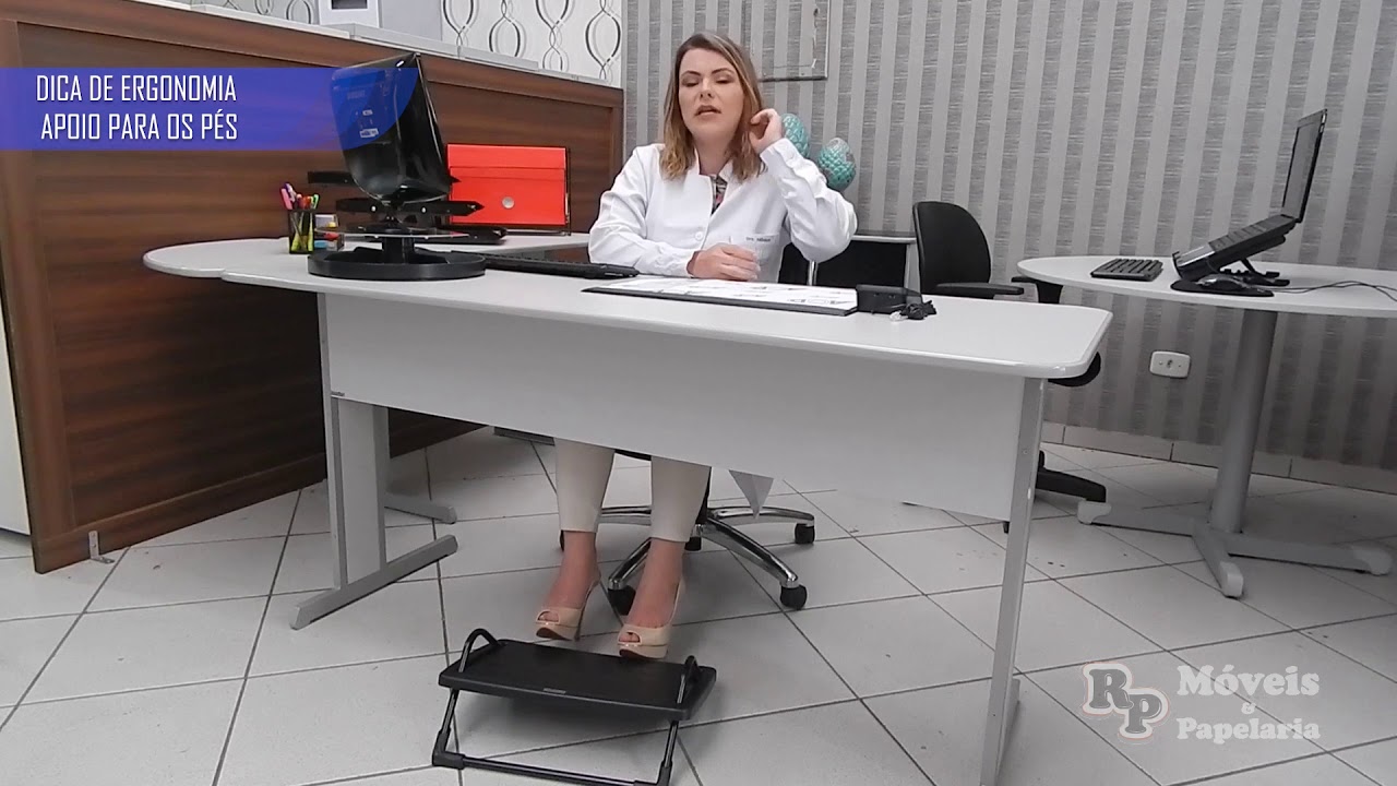 DICAS DE ERGONOMIA APOIO PARA OS PÉS