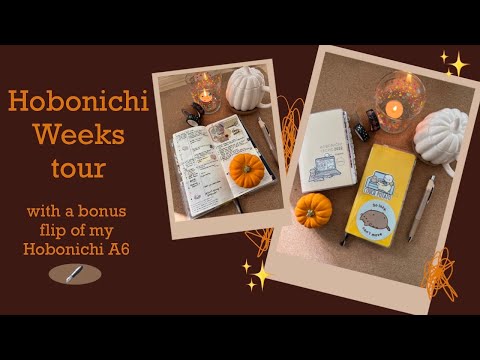 Hobonichi Weeks tour | How I use my Hobonichi Weeks | with bonus Hobonichi A6 flip! ✨