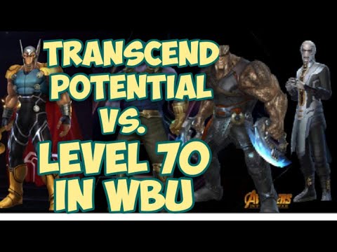 BETA RAY BILL LVL 70 VS TRANCEND POTENTIAL DAMAGE COMPARISION.MFF HINDI