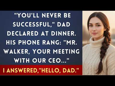 At The Family Dinner, Dad Said I'm Nothing—Their Biggest Client Called Me Boss