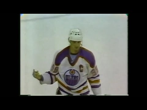 Kings - Oilers rough stuff 3/1/85