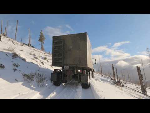 We Almost Lost Our Camper Truck On The Treacherous Mountain Road | First Snow Camp