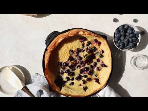 Blueberry Dutch Baby with Displaced Housewife | C&H® Sugar